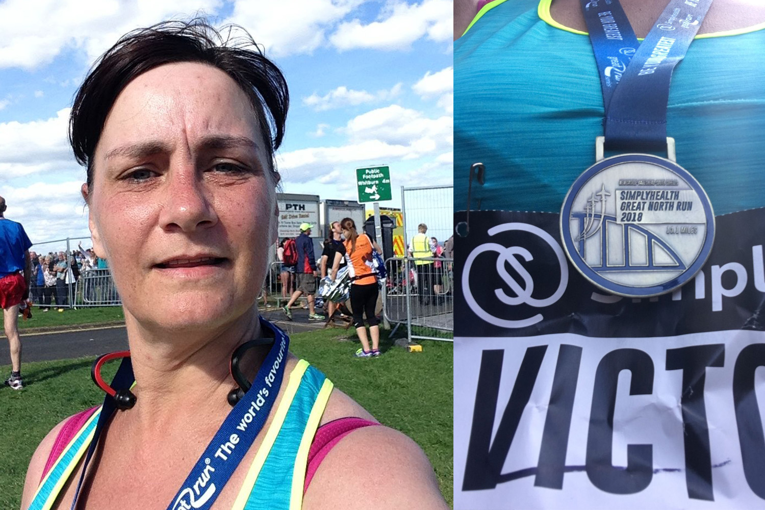 Vicki Nesbitt is running the Great North Run for The Roy Simpson MBE Foundation